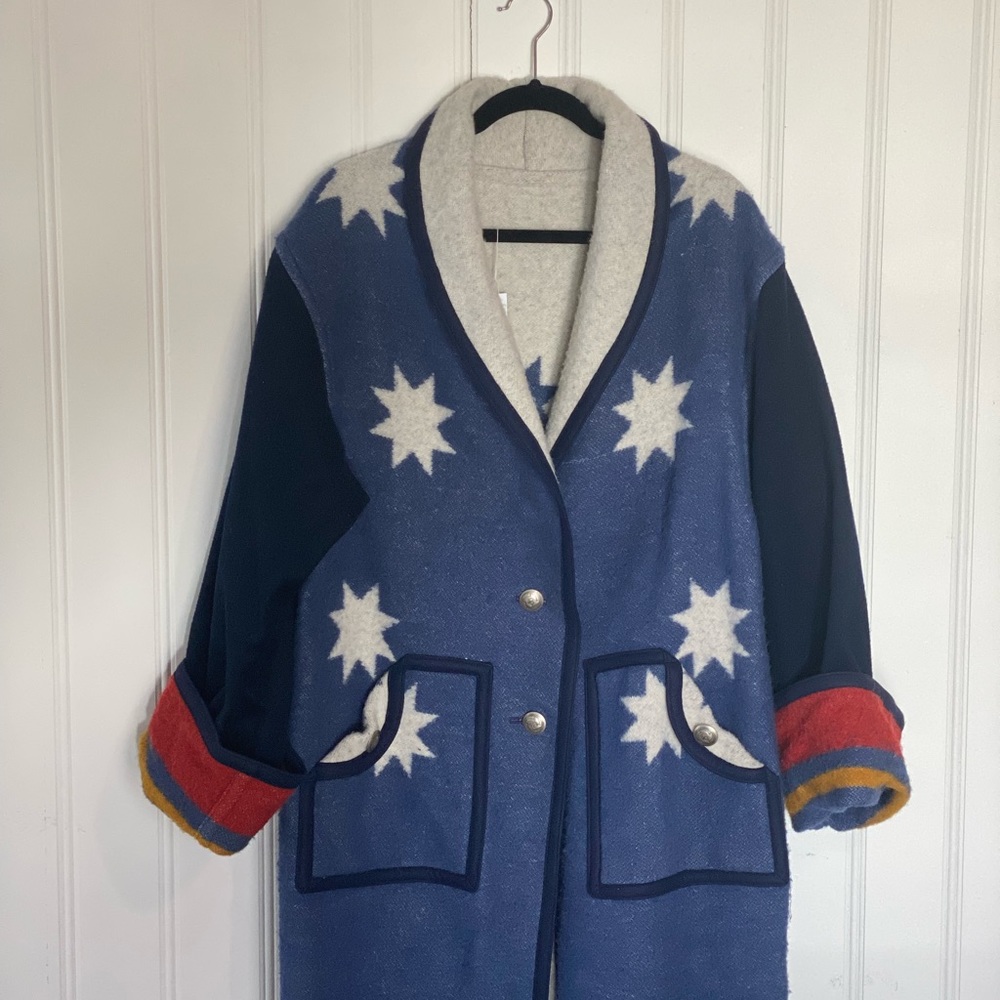 One of a kind Pendleton reversible blanket coat